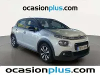 Usado Citroën C3 Feel 82 CV (60 kW) 2018 Gris Utilitario