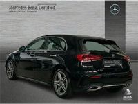 Usado Mercedes A180 AMG line 136 CV (100 kW) 2025 Negro cosmos Berlina