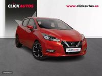 Usado Nissan Micra Acenta 92 CV (67 kW) 2021 Rojo Utilitario