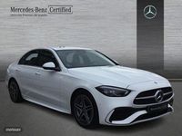 Usado Mercedes C200 AMG line 184 CV (135 kW) 2023 Blanco Berlina