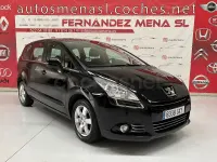 Usado Peugeot 5008 Premium 150 CV (110 kW) 2010 Negro Monovolumen