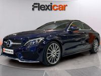 Usado Mercedes C220 170 CV (125 kW) 2019 Azul Coupe