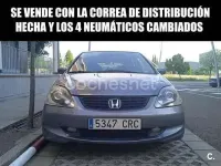 Usado Honda Civic LS 110 CV (80 kW) 2004 Gris / plata Berlina