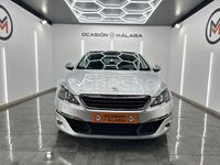 Usado Peugeot 308 SW Active 116 CV (85 kW) 2015 Azul Familiar