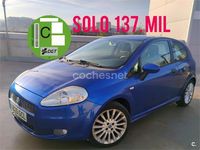 Usado Fiat Grande Punto Sport 95 CV (69 kW) 2008 Azul Utilitario