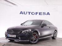 Usado Mercedes C220 AMG line 170 CV (125 kW) 2016 Negro Coupe