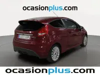 Usado Ford Fiesta Titanium 97 CV (71 kW) 2009 Rojo Utilitario