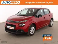 Usado Citroën C3 Feel 82 CV (60 kW) 2019 Rojo Utilitario