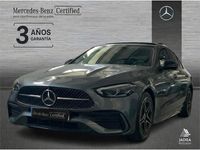 Usado Mercedes C220 AMG line 200 CV (147 kW) 2023 Gris Berlina