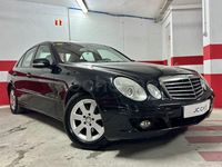 Usado Mercedes E220 Avantgarde 170 CV (125 kW) 2007 Negro Berlina