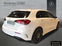 Usado Mercedes A200 AMG line 150 CV (110 kW) 2021 Blanco polar Berlina