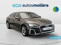 Usado Audi A5 Sportback S-Line 163 CV (119 kW) 2020 Gris / plata Utilitario