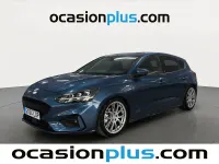 Brugt Ford Focus ST-Line 125 HK (91 kW) 2019 Blå Hatchback