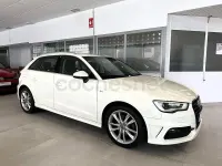 Usado Audi A3 S-Line 110 CV (80 kW) 2014 Blanco Berlina