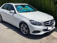 Usado Mercedes E220 Avantgarde 170 CV (125 kW) 2013 Blanco Berlina