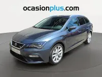 Usado Seat Leon FR 190 CV (139 kW) 2018 Gris Monovolumen