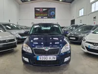 Usado Skoda Fabia Style 90 CV (66 kW) 2012 Azul Berlina