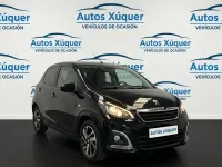 Usado Peugeot 108 Allure 82 CV (60 kW) 2016 Negro Utilitario