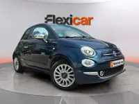 Usado Fiat 500C Dolcevita 71 CV (52 kW) 2021 Azul Descapotable