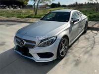 Usado Mercedes C220 AMG line 170 CV (125 kW) 2017 Gris / plata Coupe