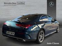 Usado Mercedes CLA200 AMG line 150 CV (110 kW) 2023 Azul Berlina