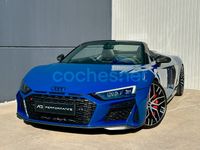 Usado Audi R8 Spyder Performance 620 CV (456 kW) 2019 Azul Descapotable