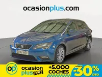 Usado Seat Leon I-Tech 150 CV (110 kW) 2014 Azul Utilitario
