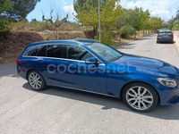 Usado Mercedes C220 Avantgarde 170 CV (125 kW) 2015 Azul Familiar