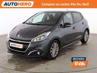 Usado Peugeot 208 Style 99 CV (72 kW) 2017 Gris Utilitario
