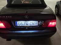 Usado Mercedes CLK430 Elegance 279 CV (205 kW) 2000 Azul Descapotable