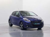 Usado Peugeot 208 GT-line 120 CV (88 kW) 2017 Azul Utilitario