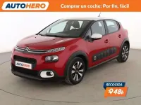 Usado Citroën C3 Feel 99 CV (72 kW) 2019 Rojo Utilitario