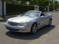 Usado Mercedes SL500 306 CV (225 kW) 2002 Gris / plata Descapotable