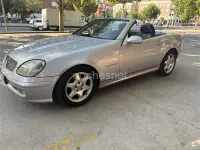 Usado Mercedes SLK200 163 CV (119 kW) 2003 Gris / plata Descapotable