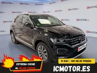 Usado VW T-Roc Sportline 150 CV (110 kW) 2022 Negro SUV