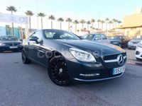 Usado Mercedes SLK250 204 CV (150 kW) 2015 Gris / plata Descapotable