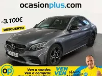 Usado Mercedes C200 AMG 160 CV (117 kW) 2020 Gris Berlina