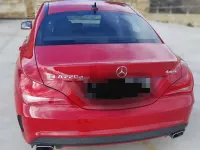 Usado Mercedes CLA220 AMG line 170 CV (125 kW) 2015 Rojo Coupe