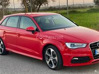 Usado Audi A3 S-Line 110 CV (80 kW) 2015 Rojo Berlina