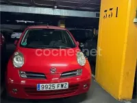 Usado Nissan Micra Acenta 88 CV (64 kW) 2007 Rojo Berlina