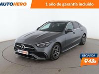 Usado Mercedes C200 AMG line 204 CV (150 kW) 2021 Gris Berlina