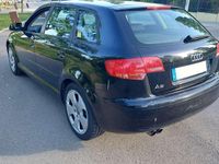 Usado Audi A3 Sportback Ambition 125 CV (91 kW) 2008 Negro Utilitario