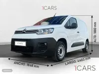 Usado Citroën Berlingo 100 CV (73 kW) 2021 Blanco Monovolumen