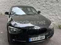 Usado BMW 118 Sport Line 143 CV (105 kW) 2013 Negro Utilitario
