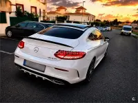 Usado Mercedes C220 AMG line 170 CV (125 kW) 2017 Blanco Coupe