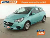 Usado Opel Corsa Selective 90 CV (66 kW) 2016 Verde Utilitario