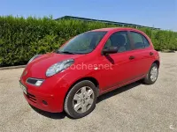 Usado Nissan Micra 86 CV (63 kW) 2009 Rojo Berlina