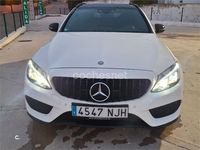 Usado Mercedes C250 AMG line 204 CV (150 kW) 2016 Blanco Familiar