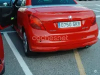 Usado Peugeot 207 CC Sport 110 CV (80 kW) 2009 Rojo Descapotable