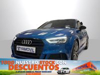 Usado Audi A3 150 CV (110 kW) 2018 Azul Berlina